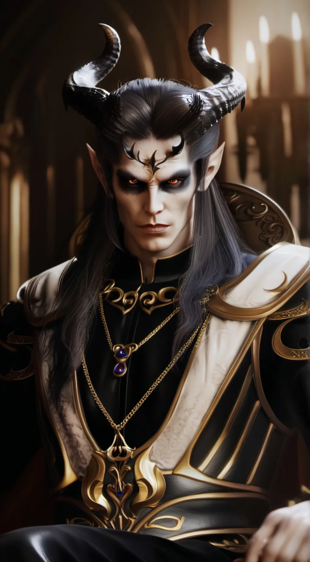 ai character: The Troll King background