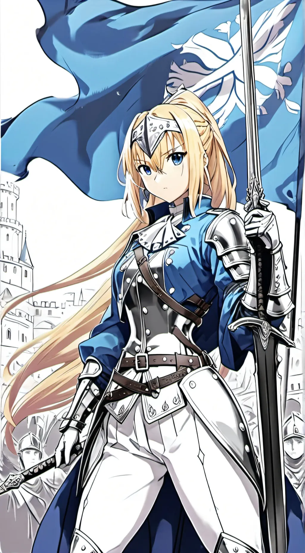 ai character: Jeanne of Arc background