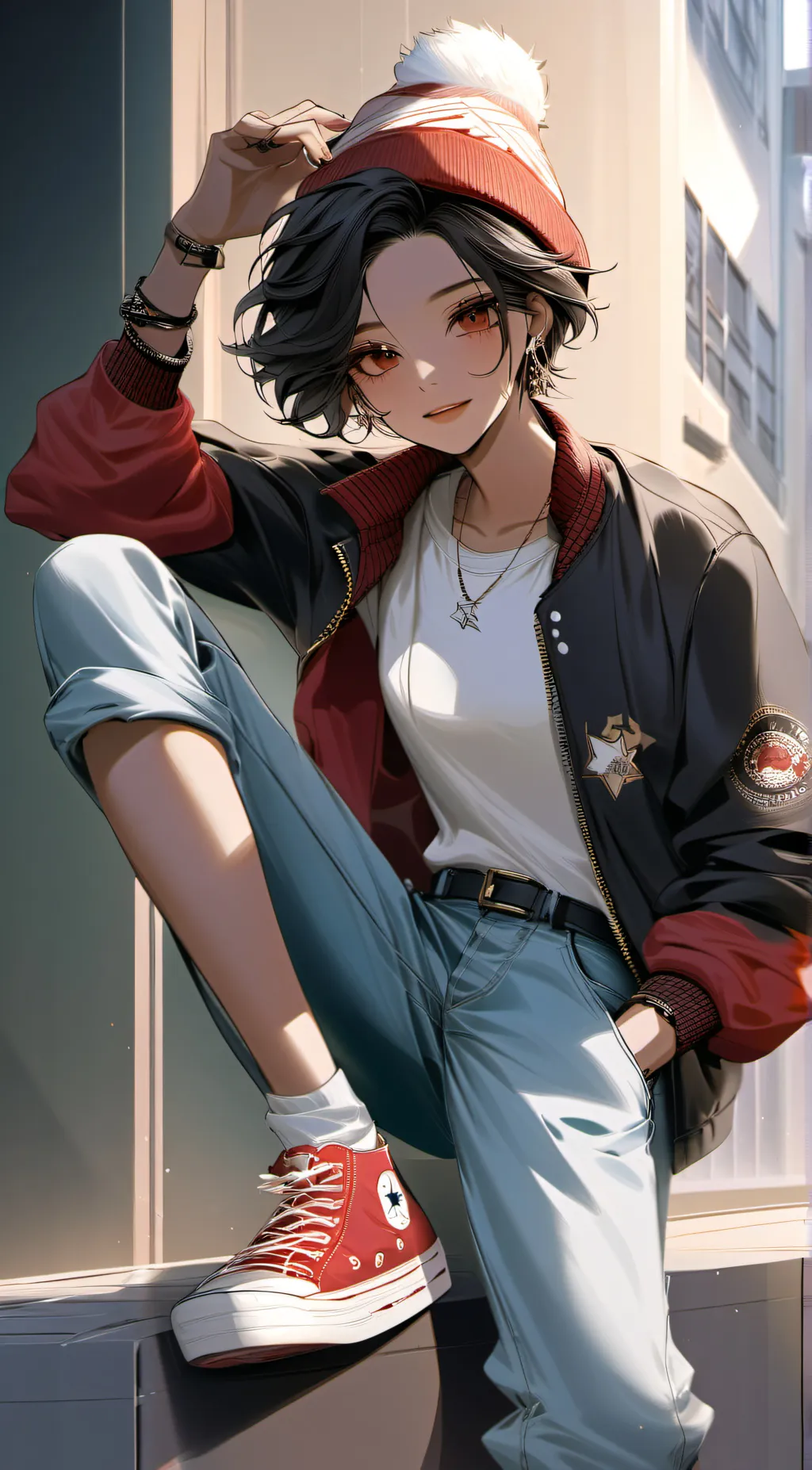 ai character: April background