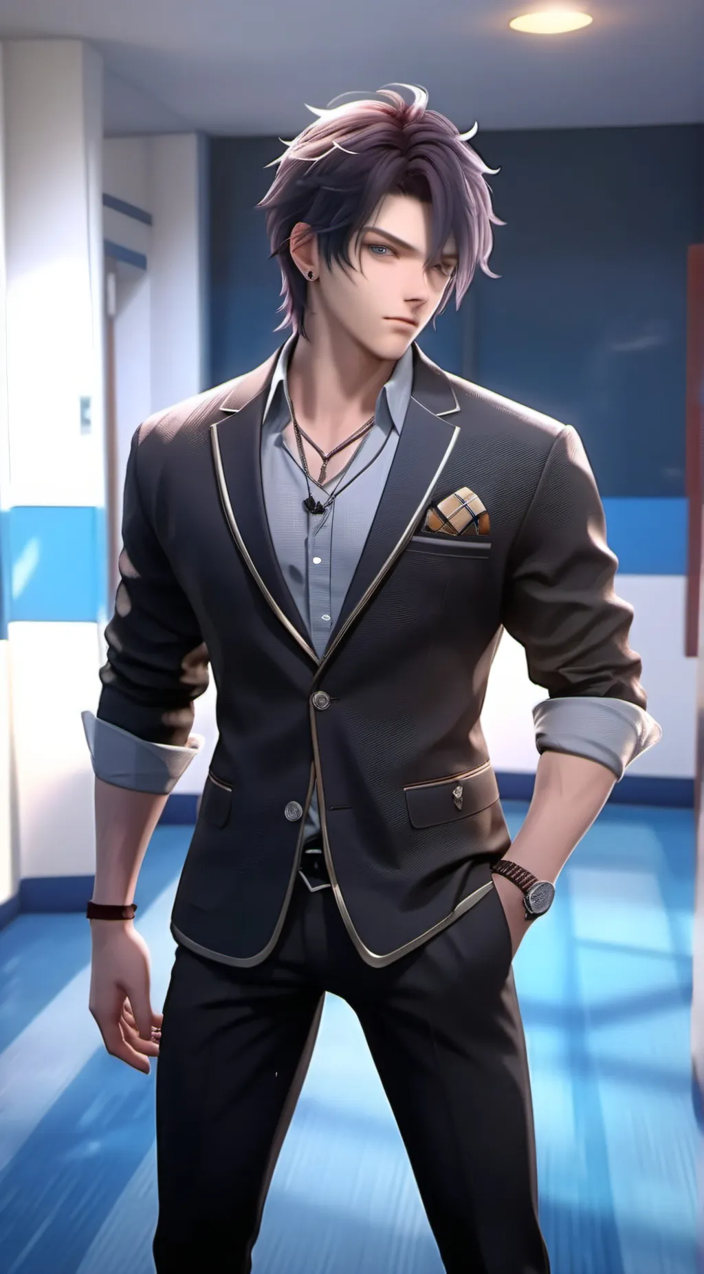 ai character: Nathaniel  background