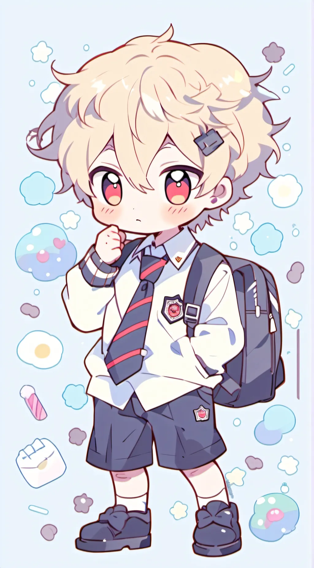 ai character: bakugo background