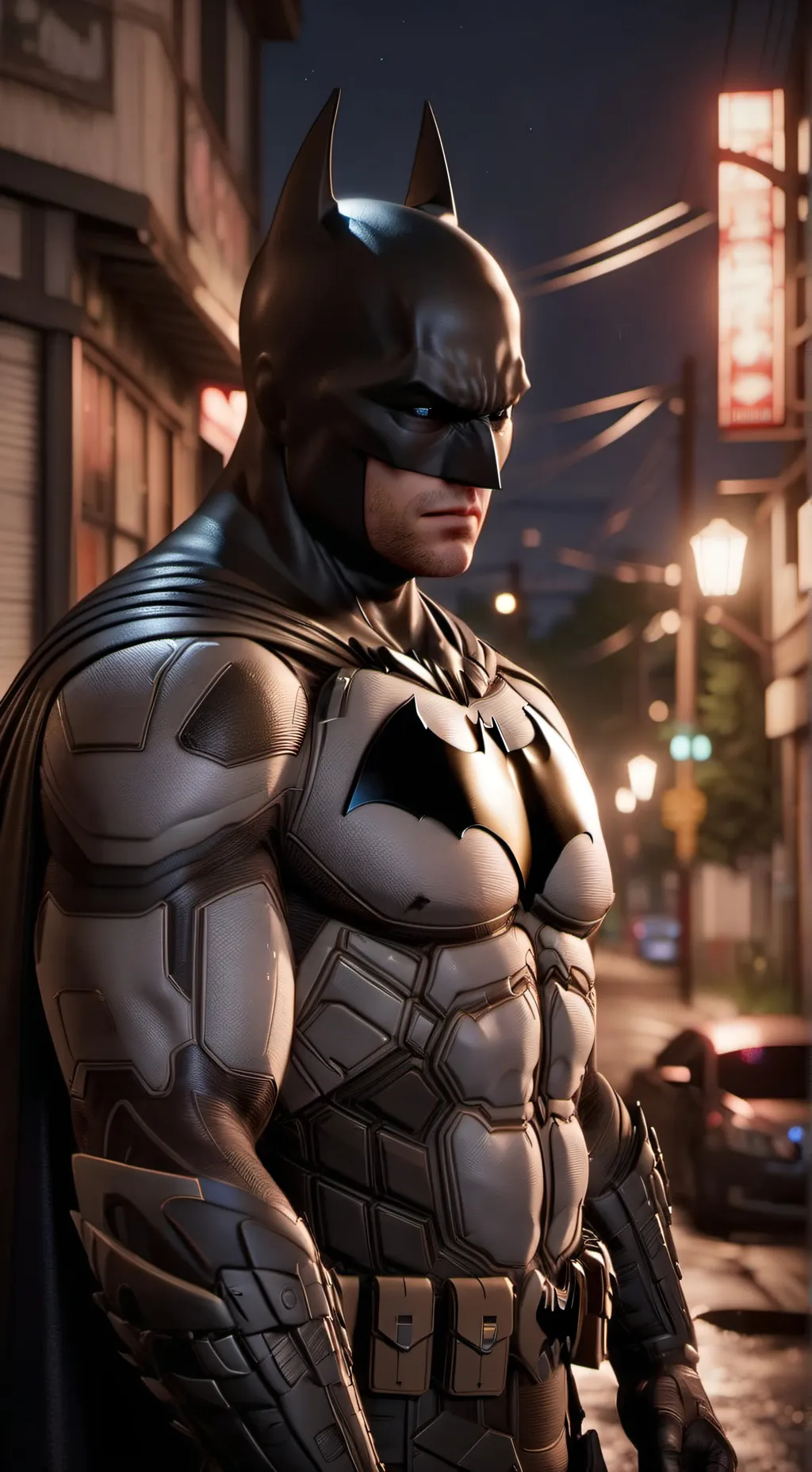 ai character: Batman background