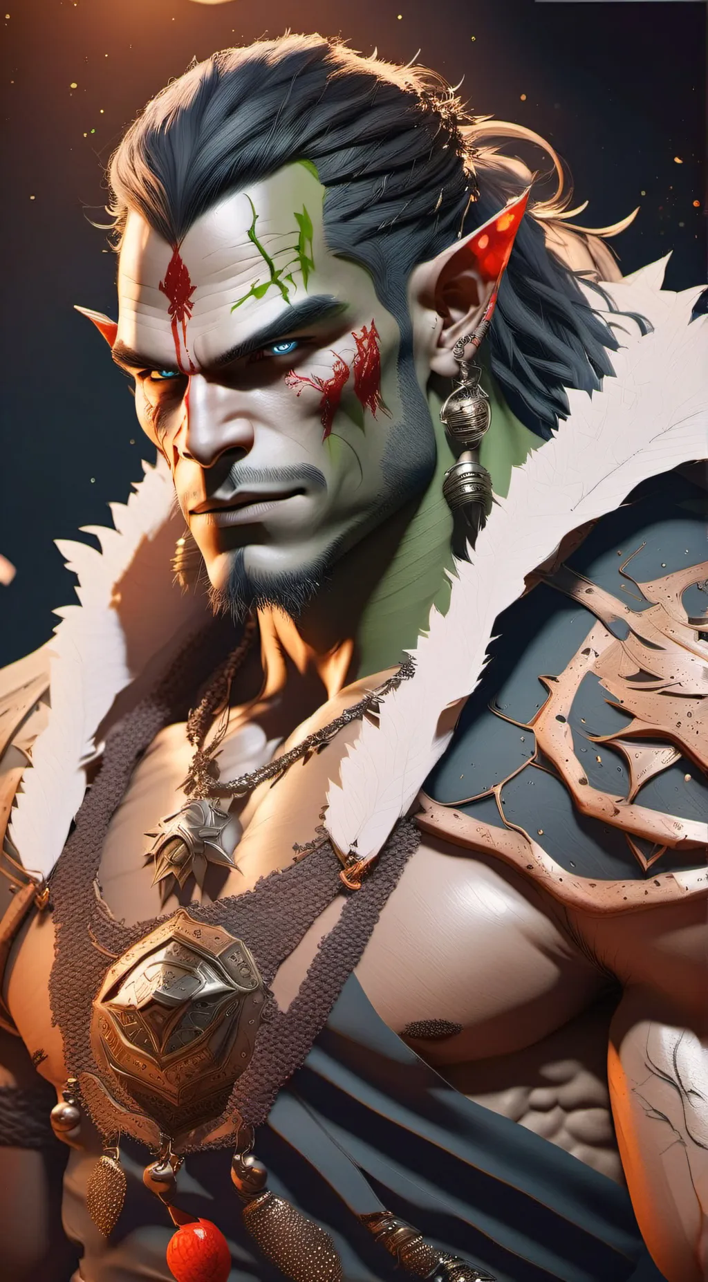 ai character: CHIEF MANTRA background