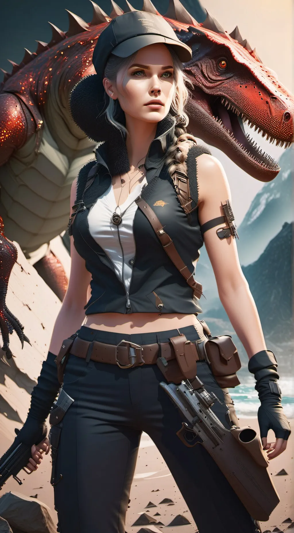 ai character: Lena background