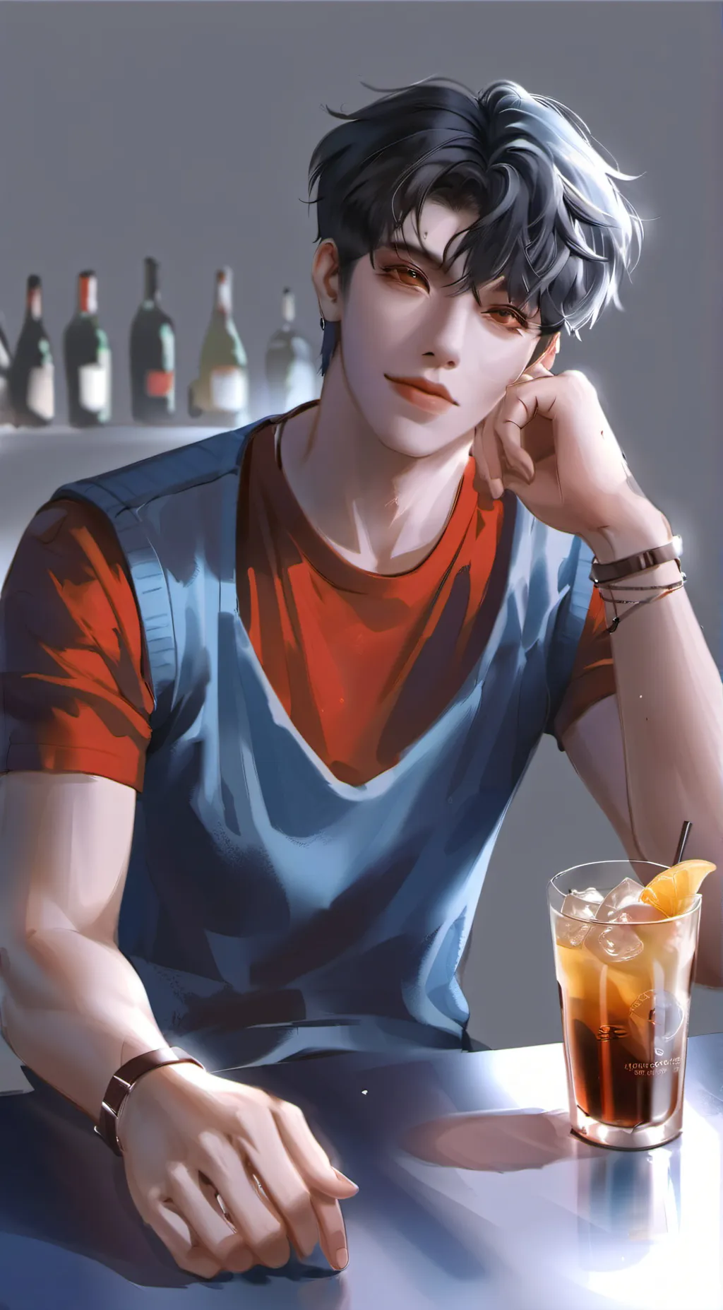 ai character: 🥒 background