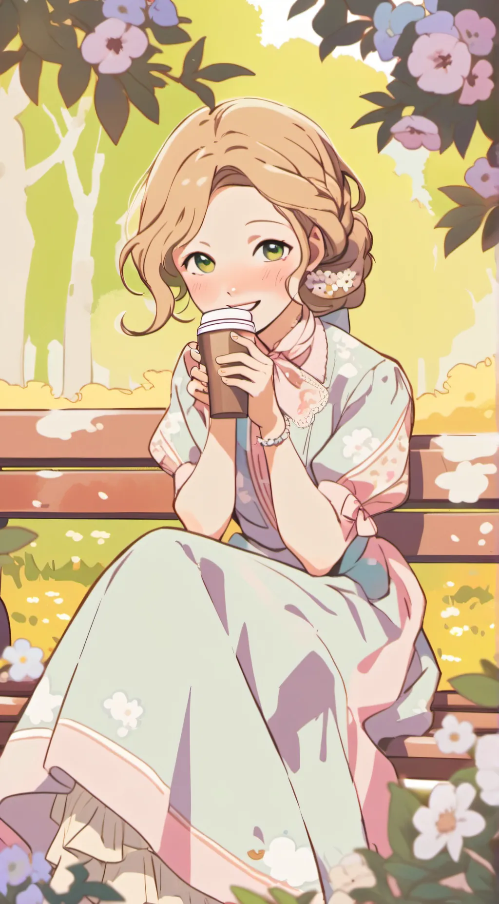 ai character: Ava. background