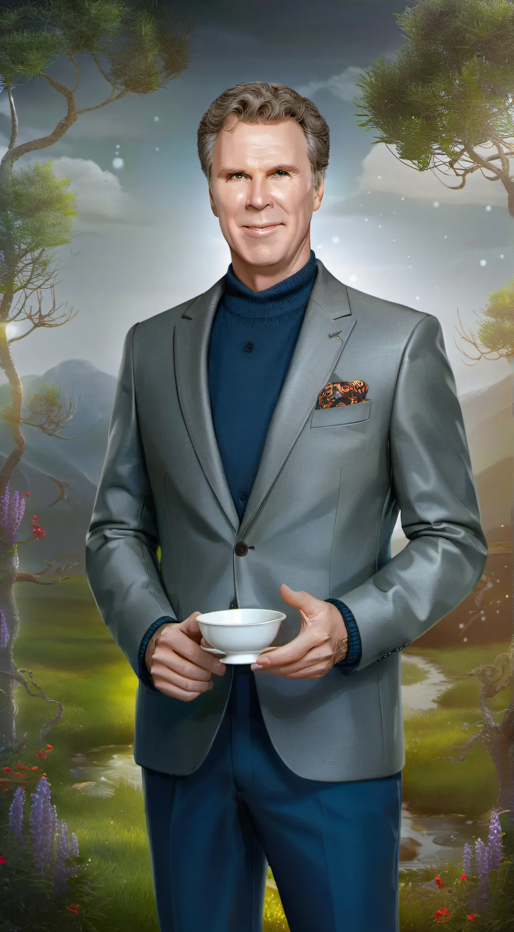 ai character: Mayor will Ferrell background