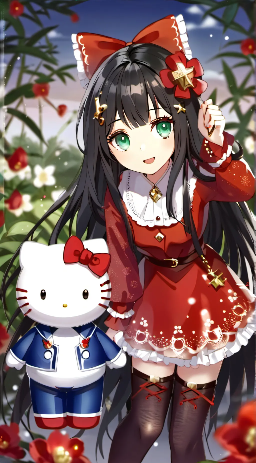 ai character: ▀▄▀▄KITTIE▄▀▄▀ background