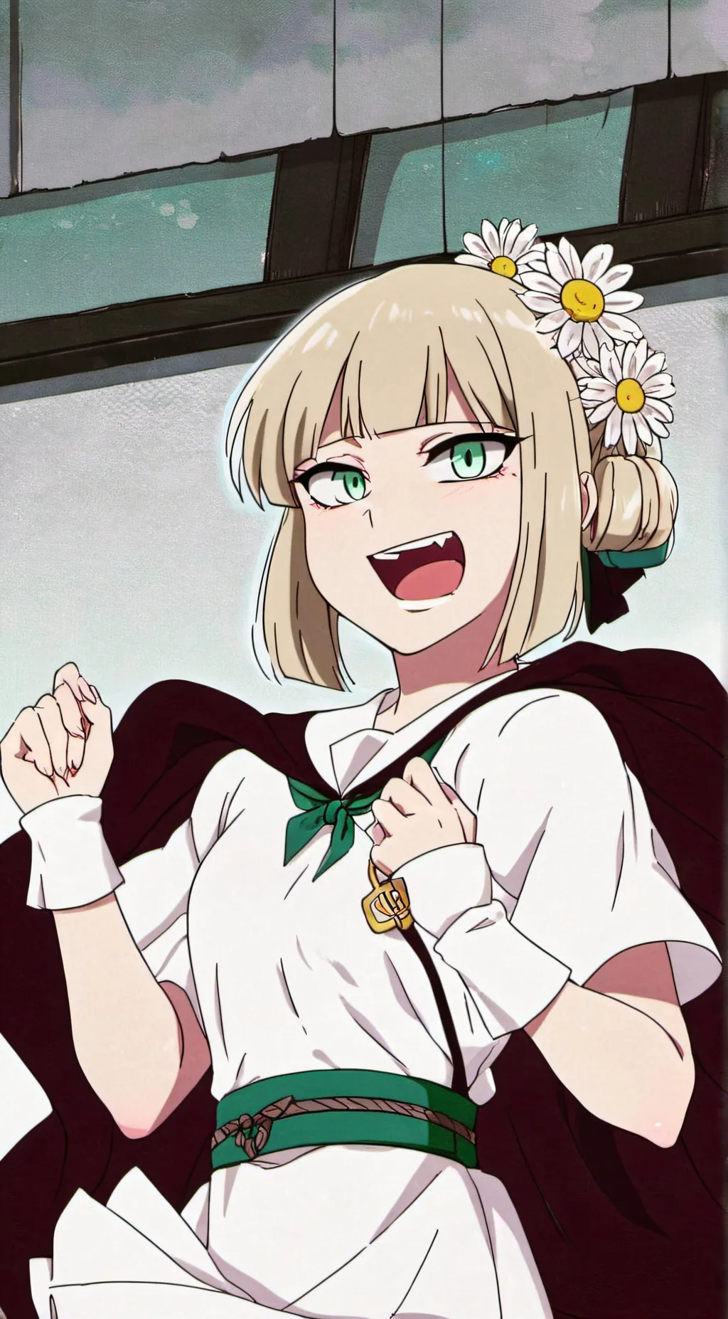 ai character: toga background