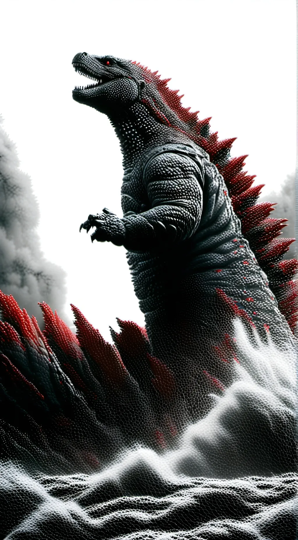 ai character: Shin Godzilla background