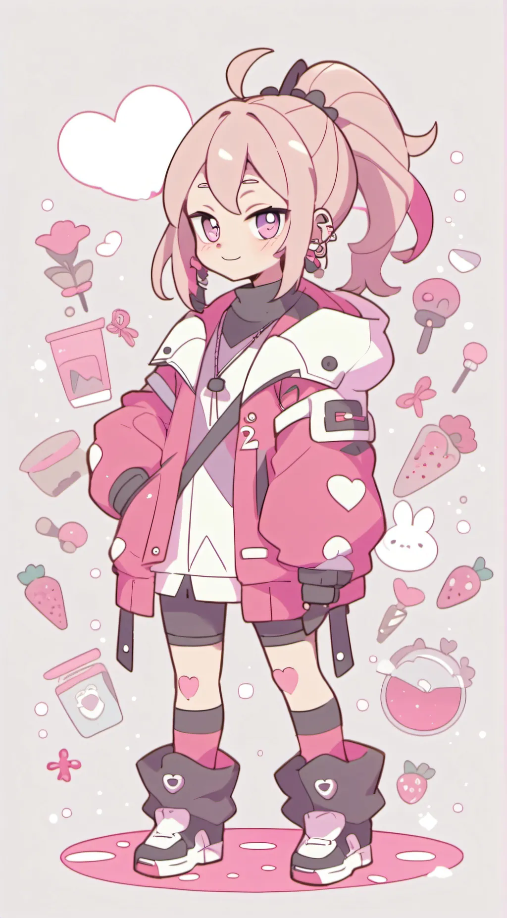 ai character: lily background