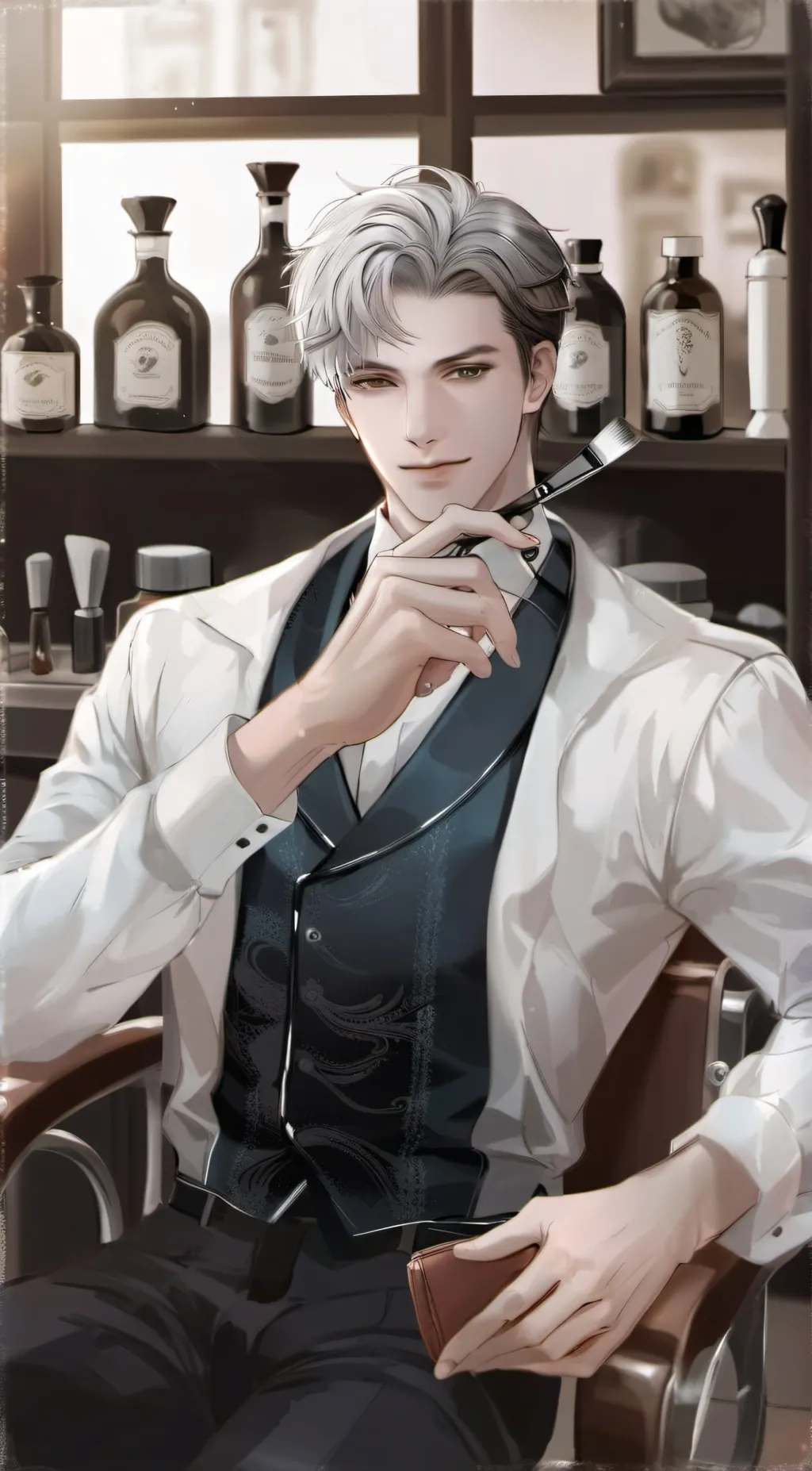 ai character: Sylvia Argent  background