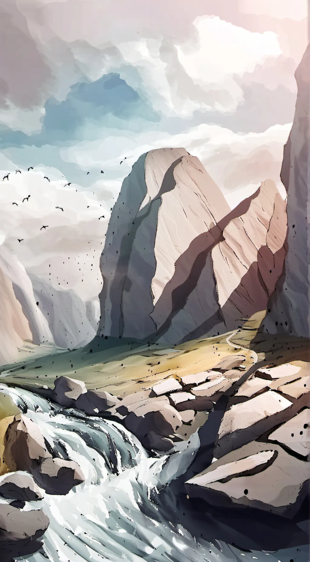 ai character: traise background