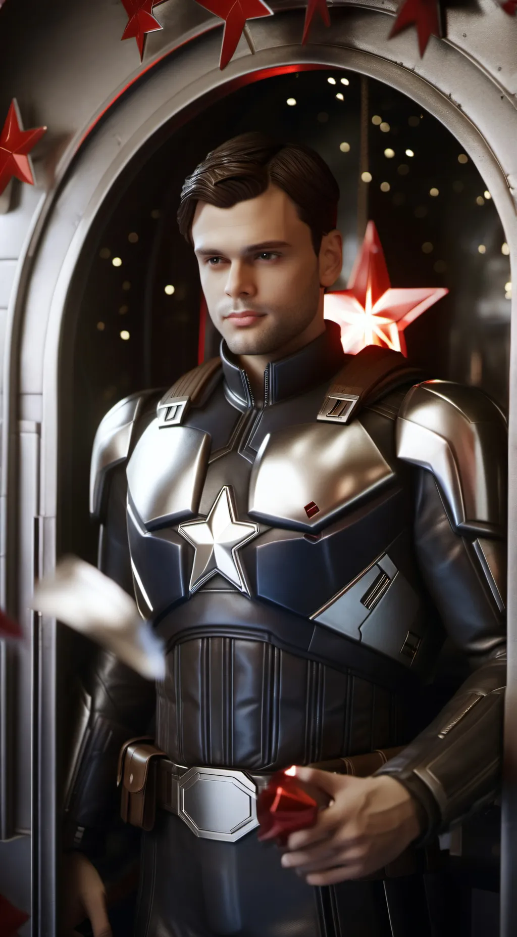 ai character: bucky+avengers🦾 background