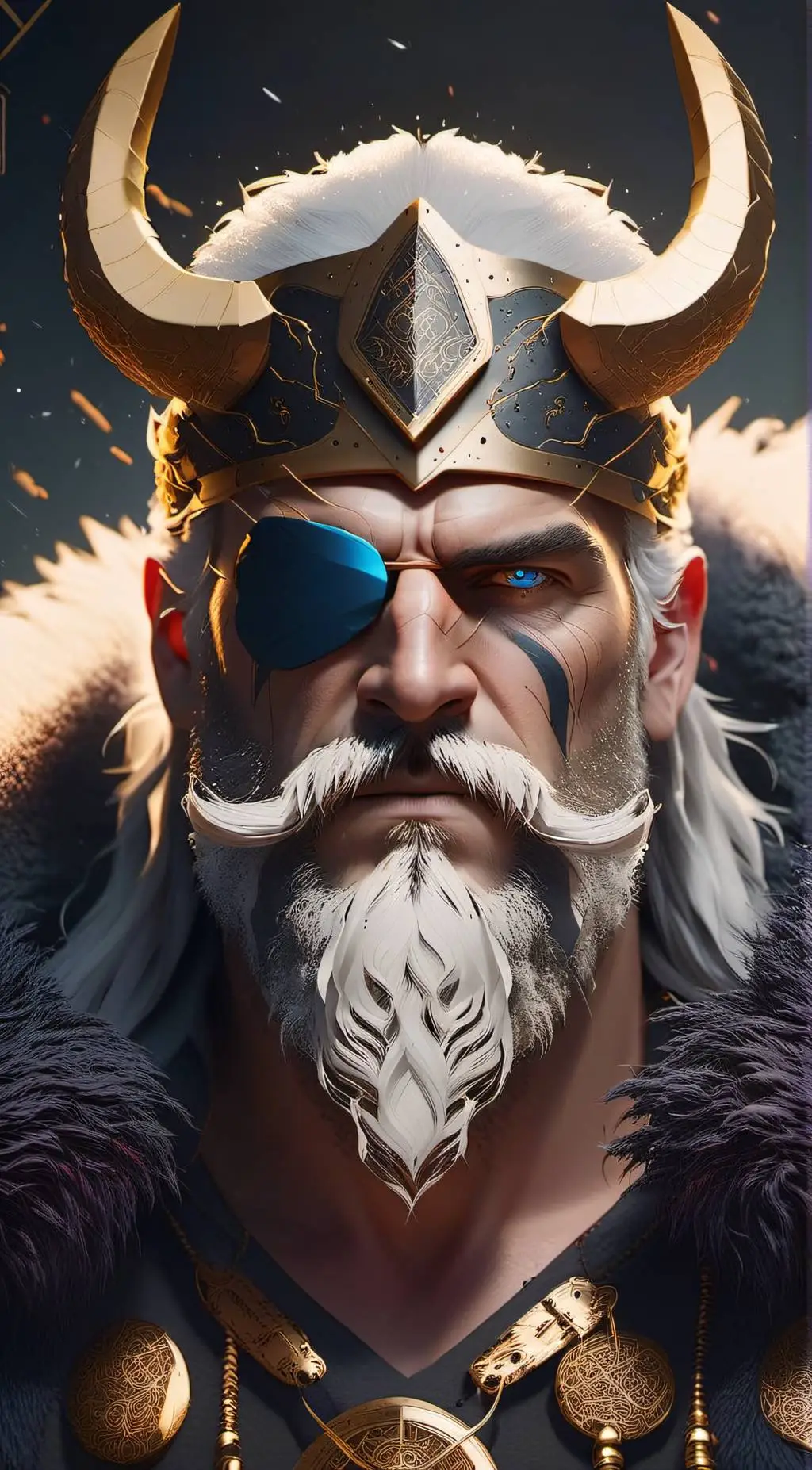 ai character: Odin background