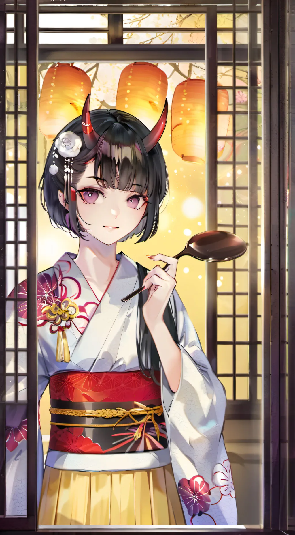 ai character: Oni background