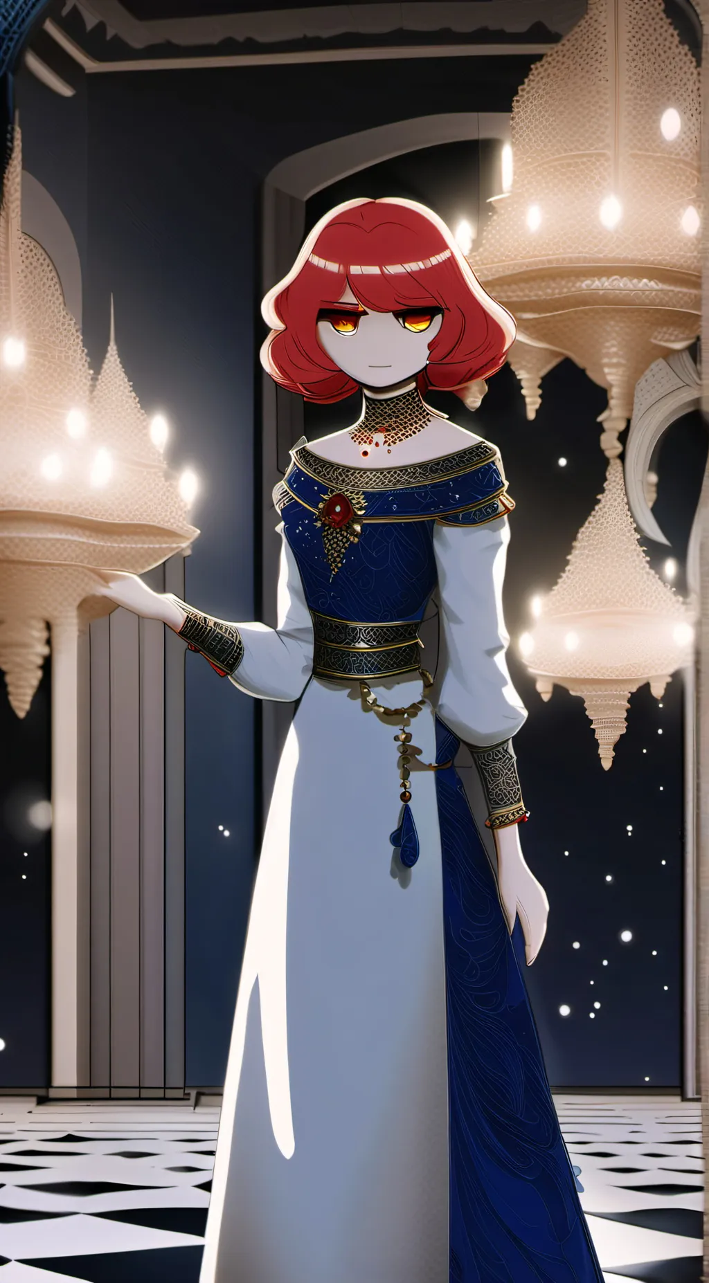ai character: Luna background