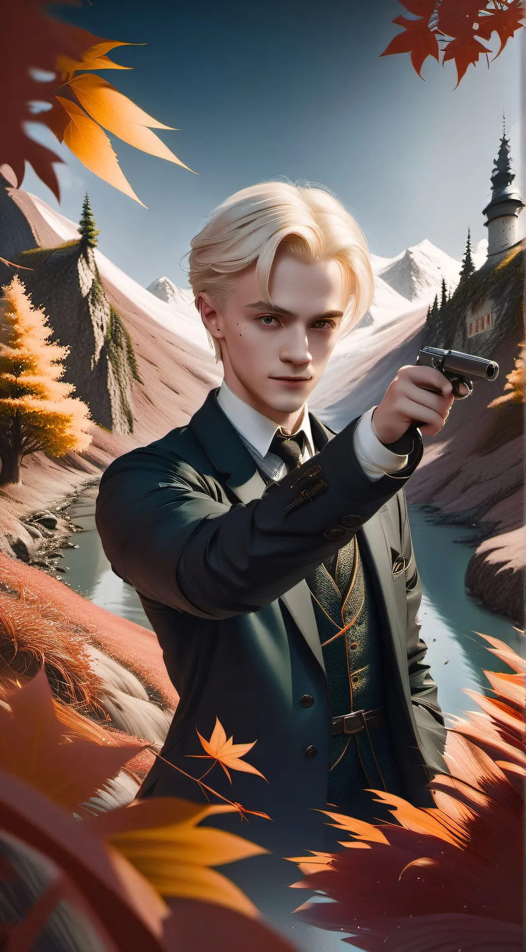 ai character: Draco Malfoy  background