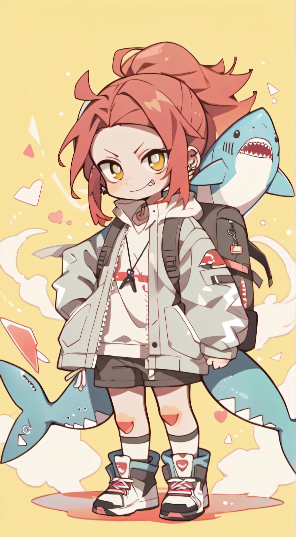 ai character: yes background