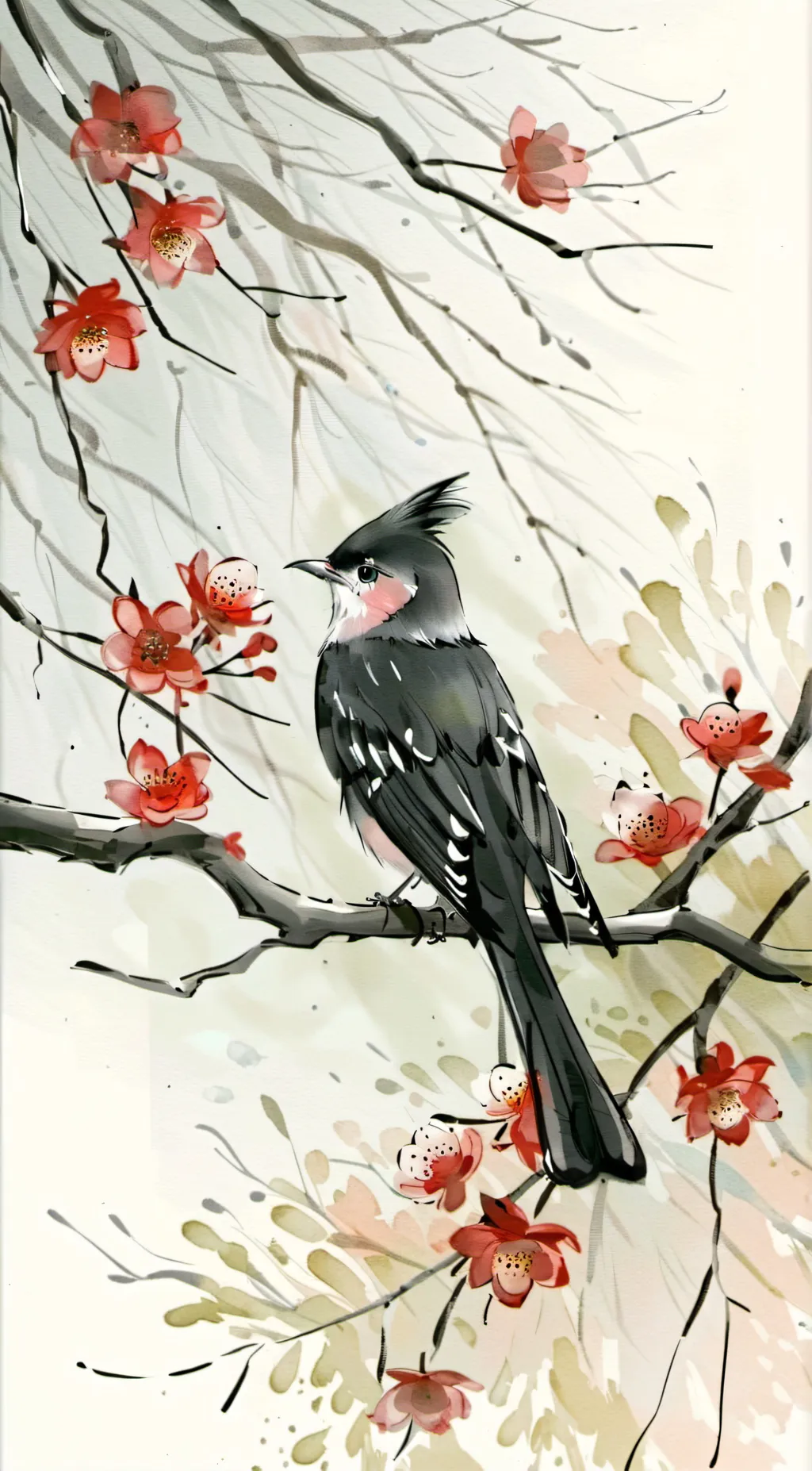 ai character: a rare bird background