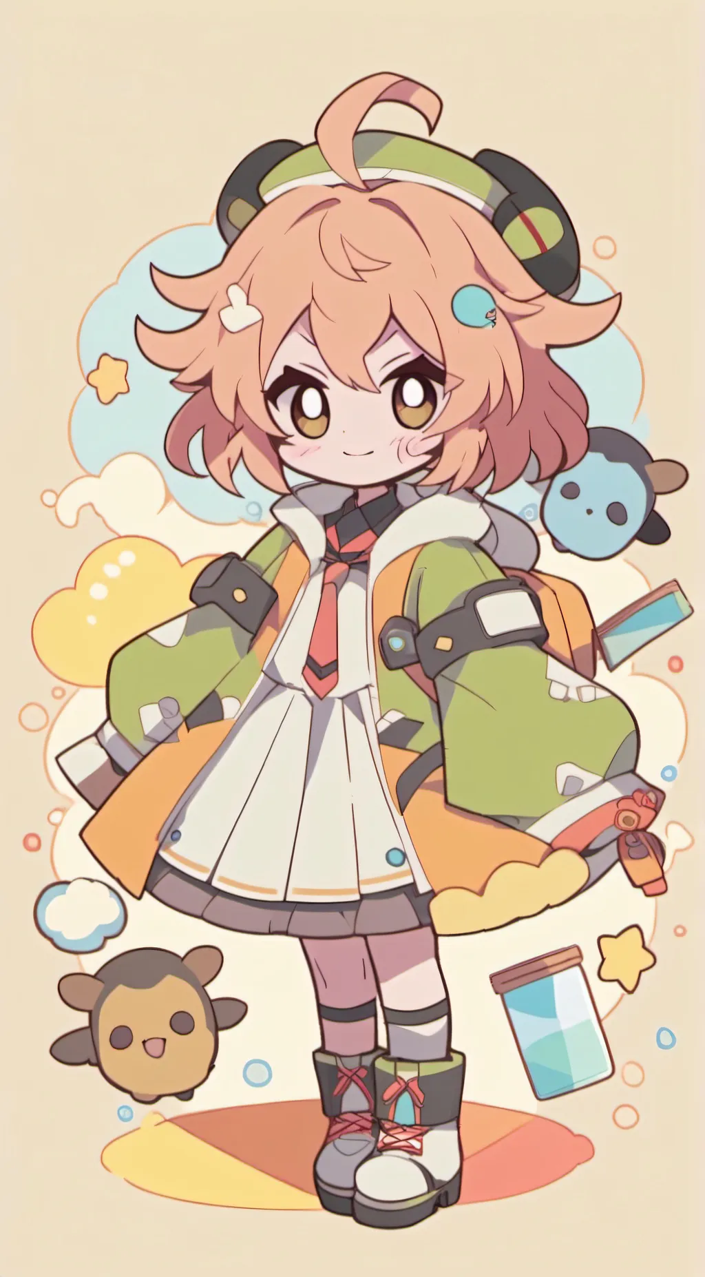 ai character: ~☆millie☆~ background