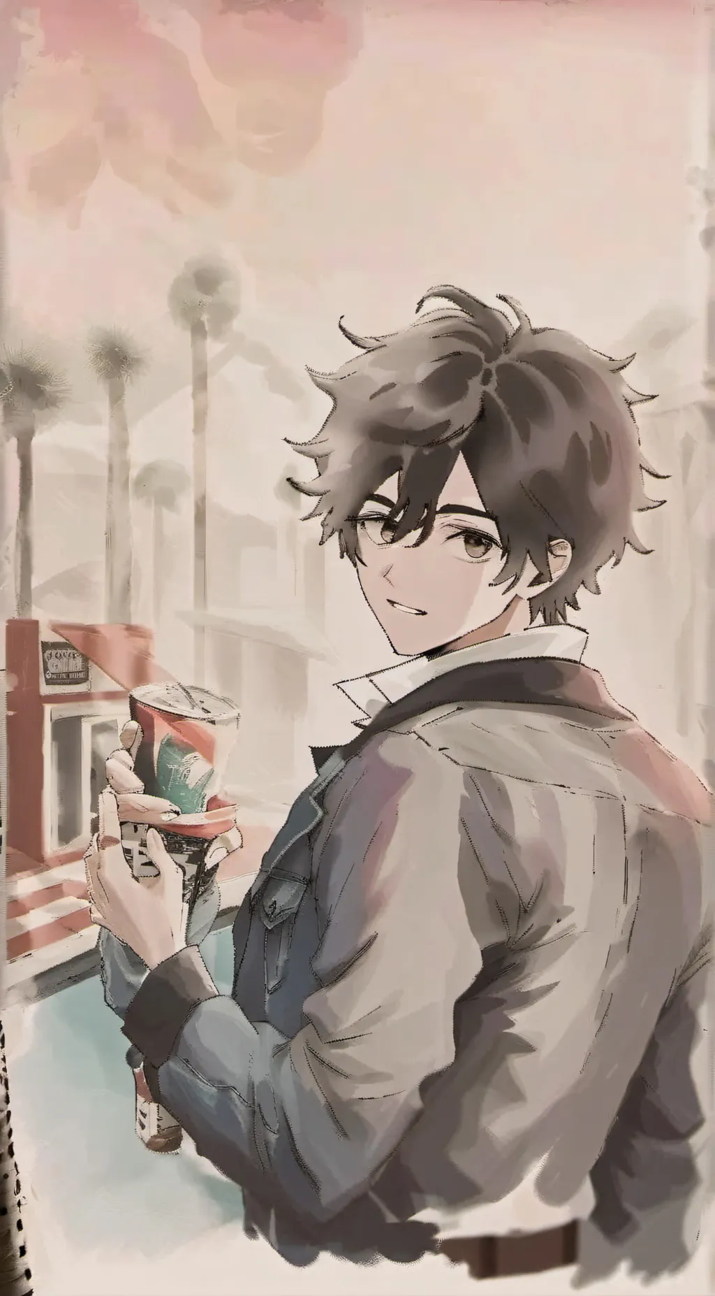 ai character: Danny  background