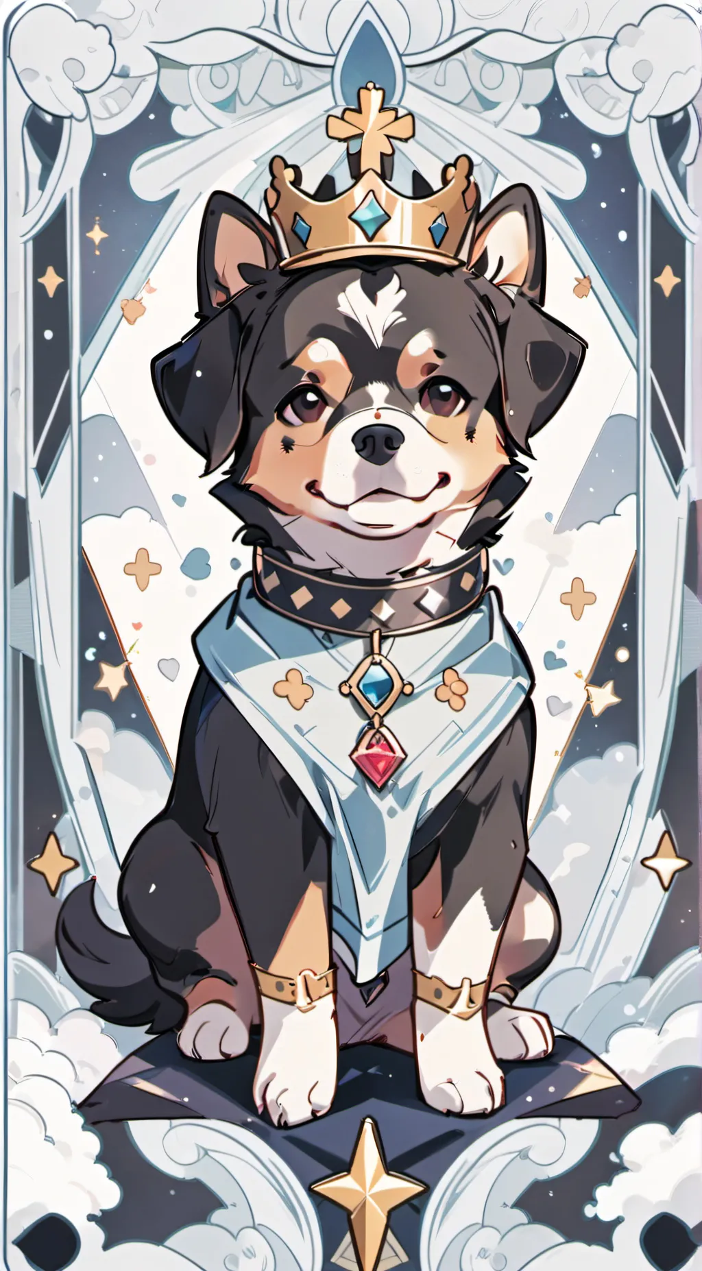 ai character: King Woofers background