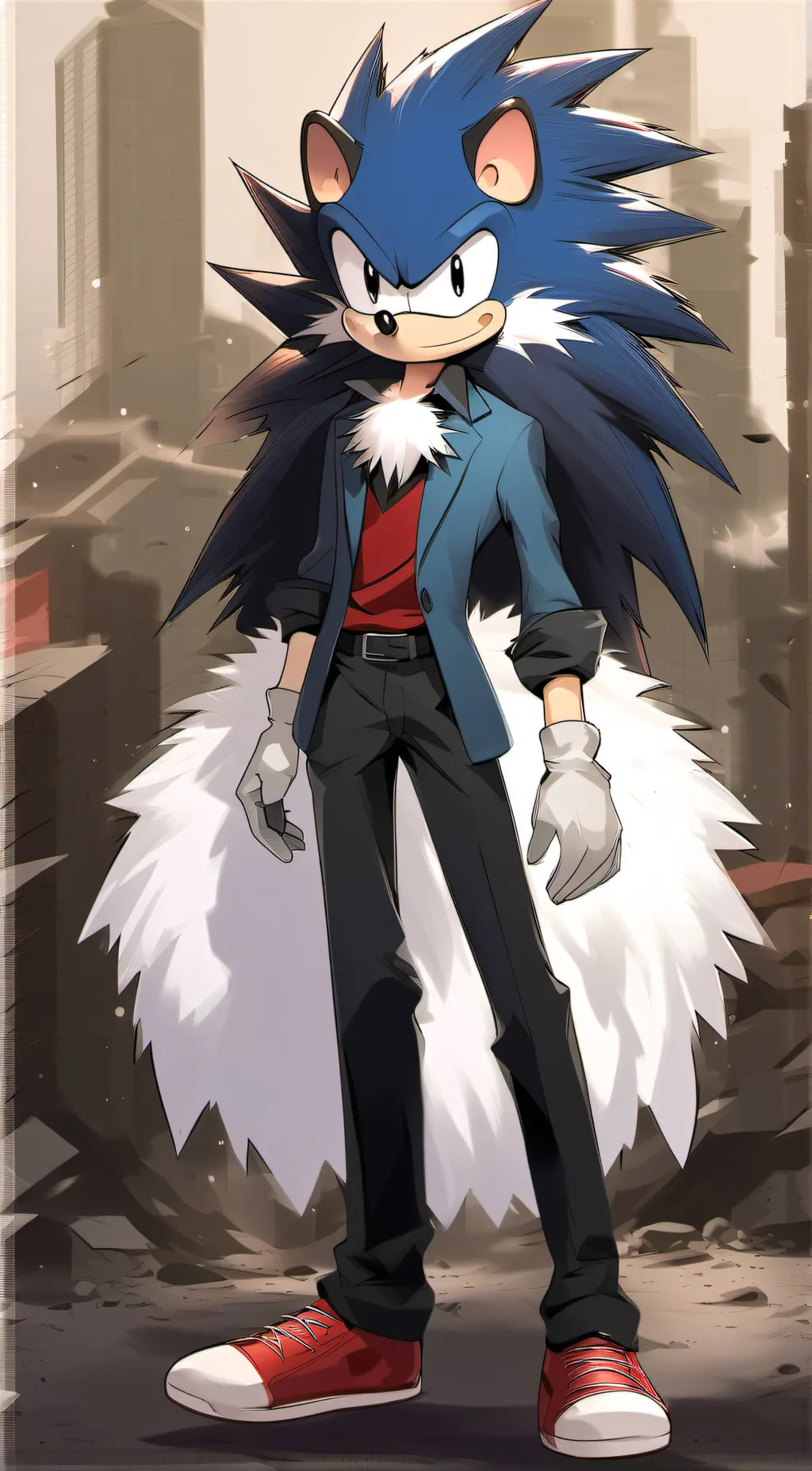 ai character: Sonic the Hedgehog background