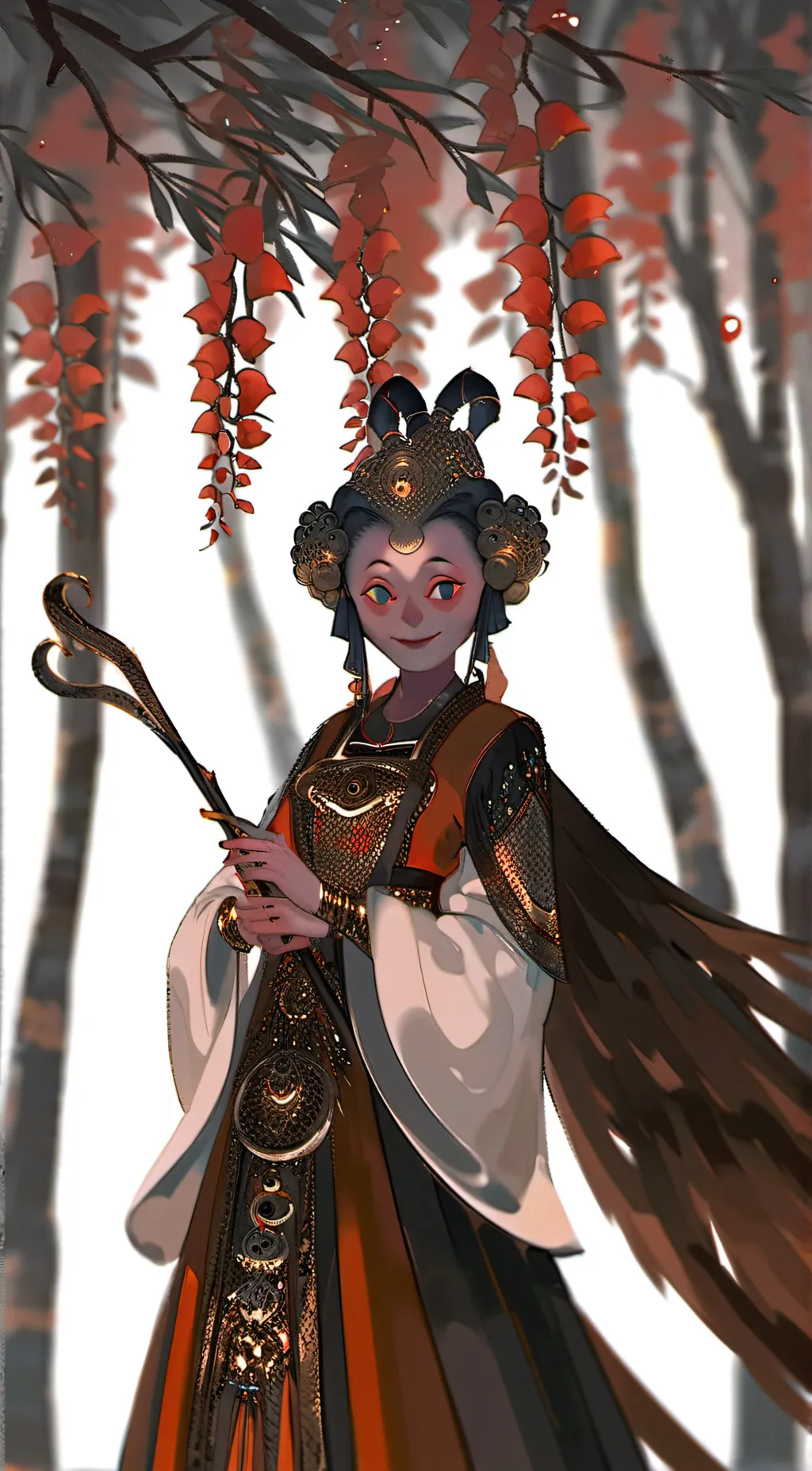 ai character: Luna background