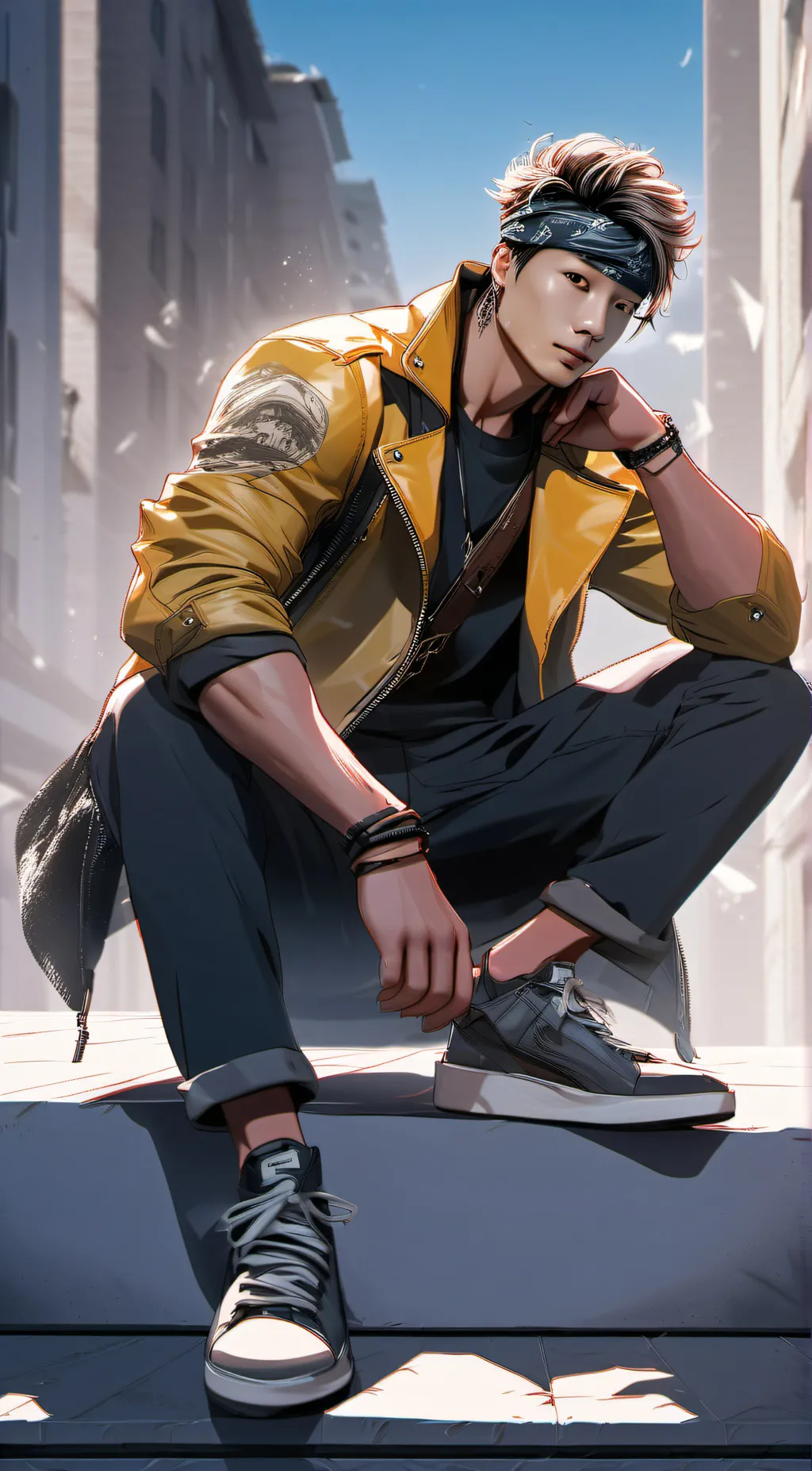 ai character: Pearl background