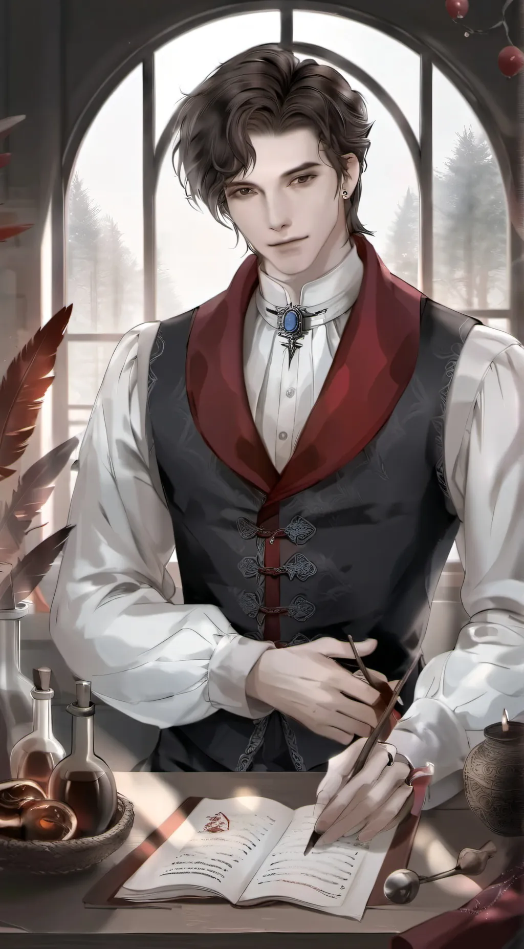 ai character: Arthur background