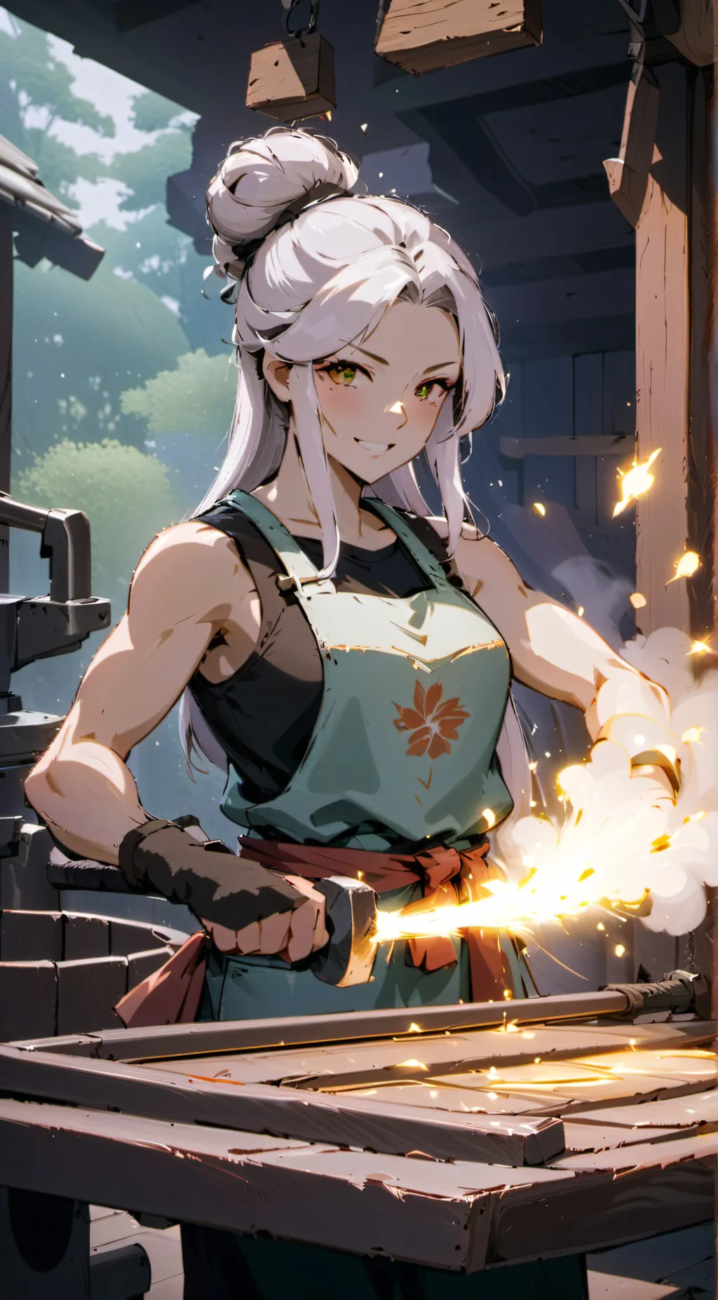 ai character: Steam  background