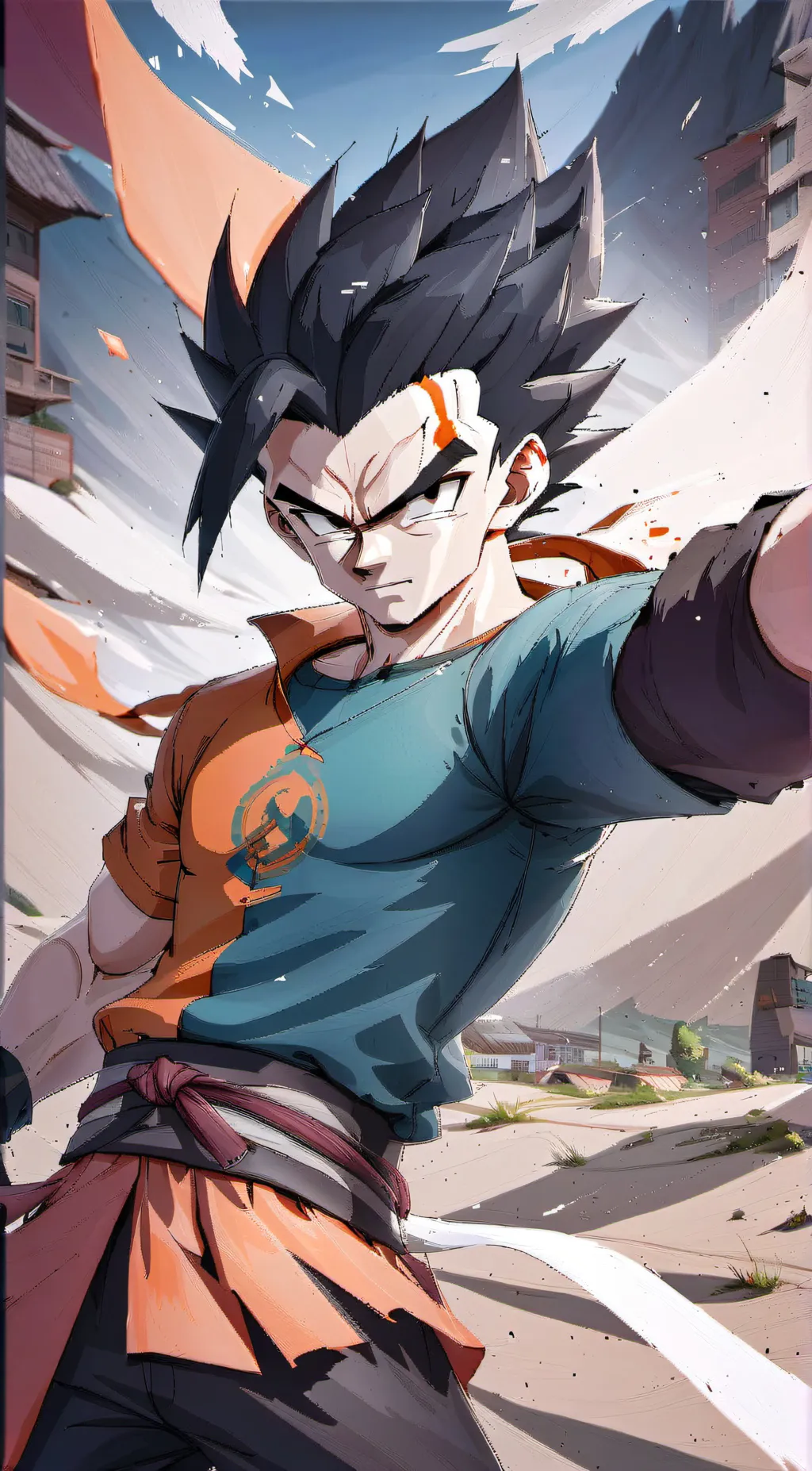 ai character: Ultimate Gohan  background