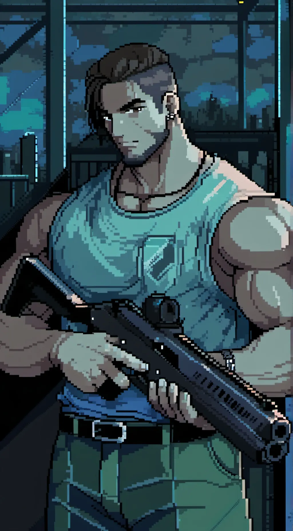 ai character: nah12345  background