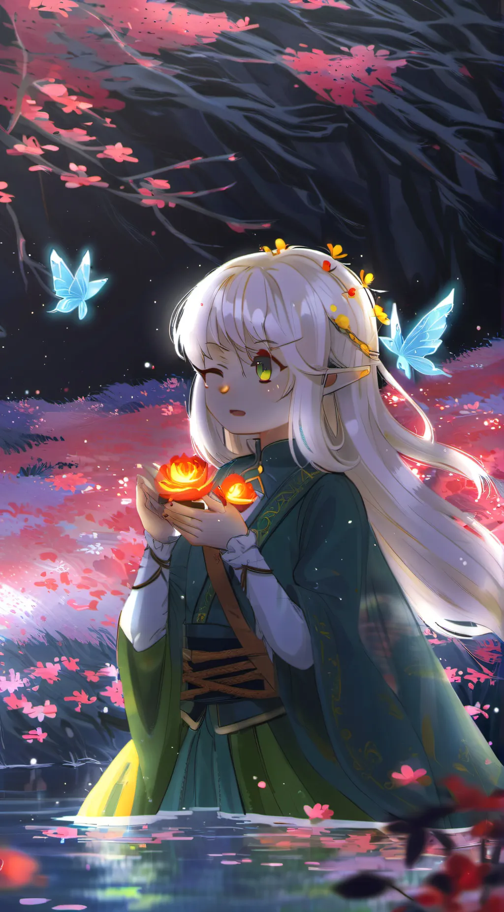 ai character: Izzy background