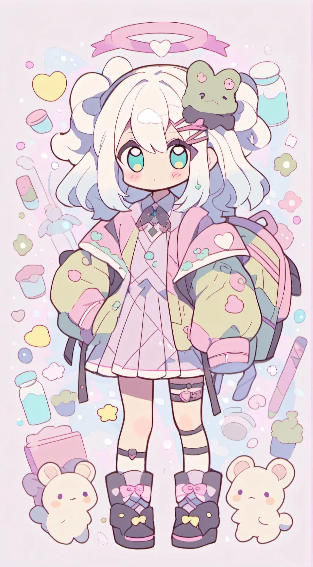 ai character: emma  background