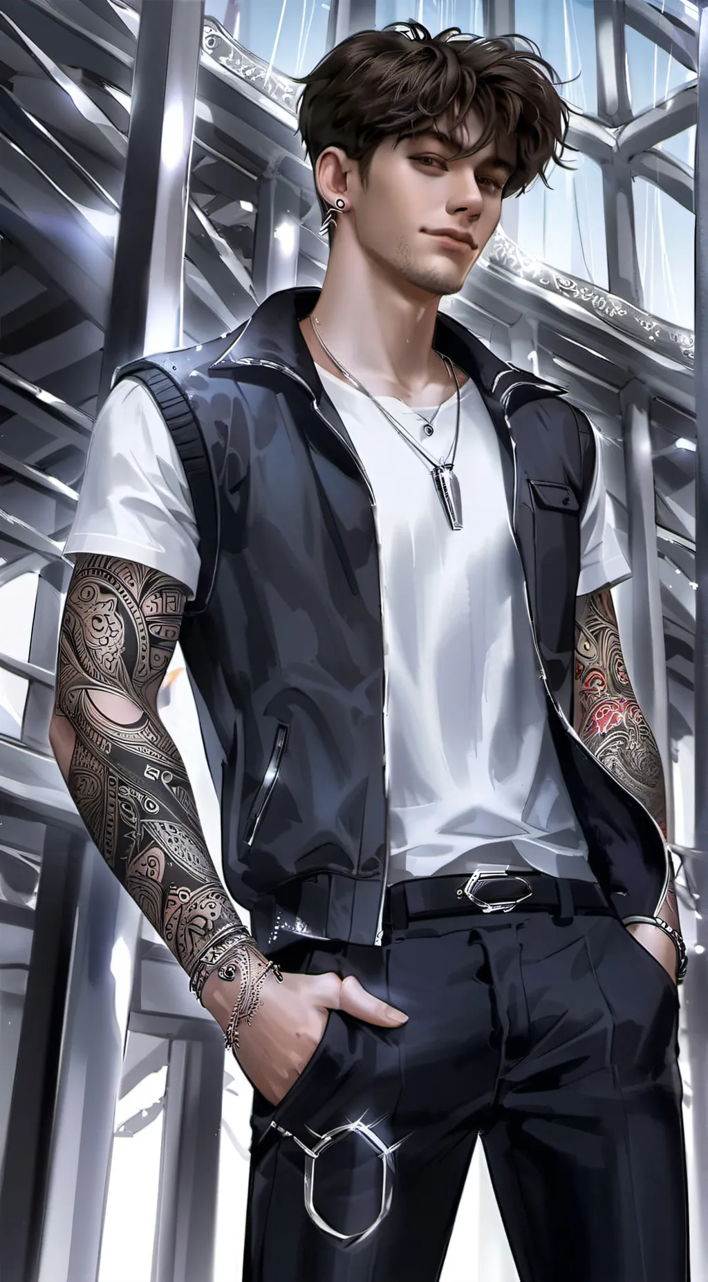 ai character: Tagen  background