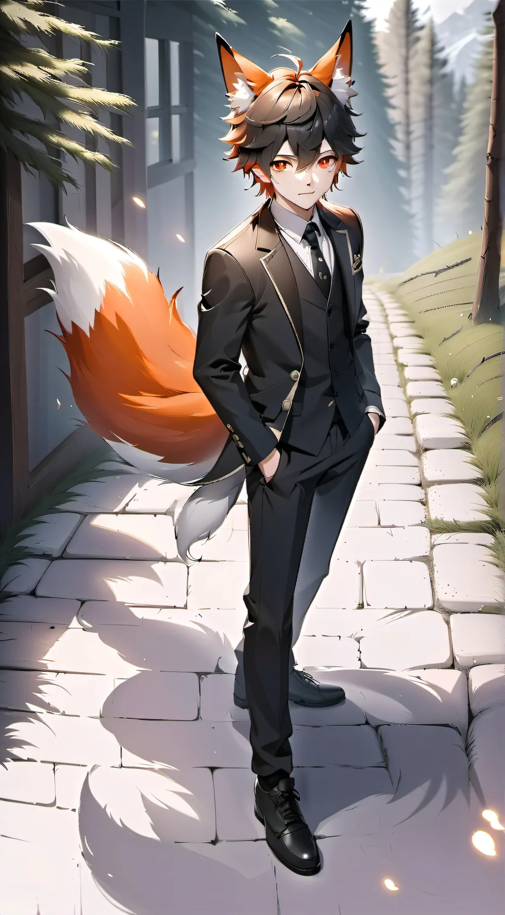 ai character: blaze background