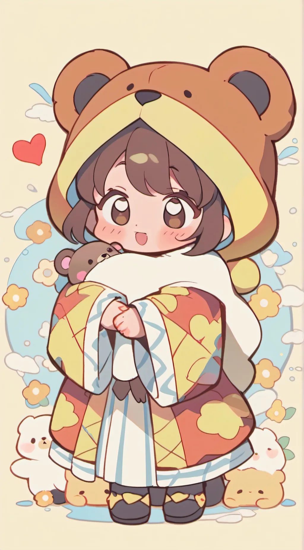 ai character: ♡⁠Bobby Bearhug♡ background