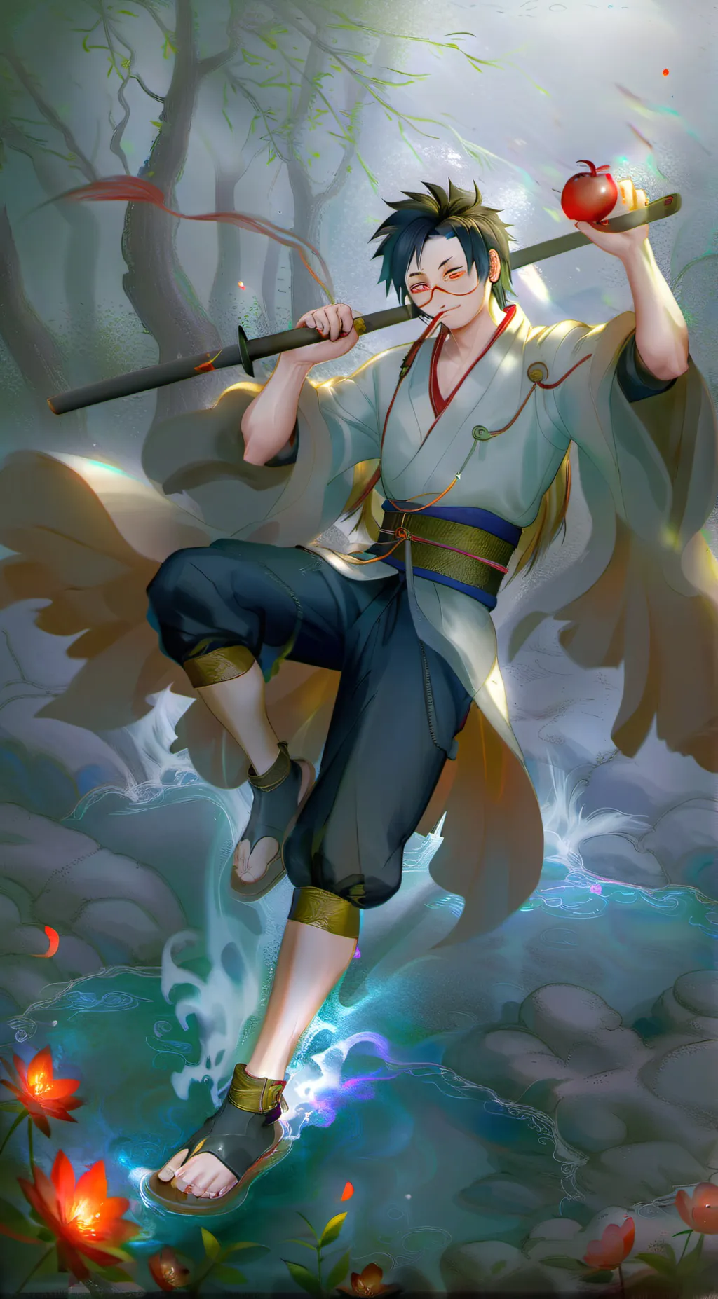 ai character: sasuke cheater background