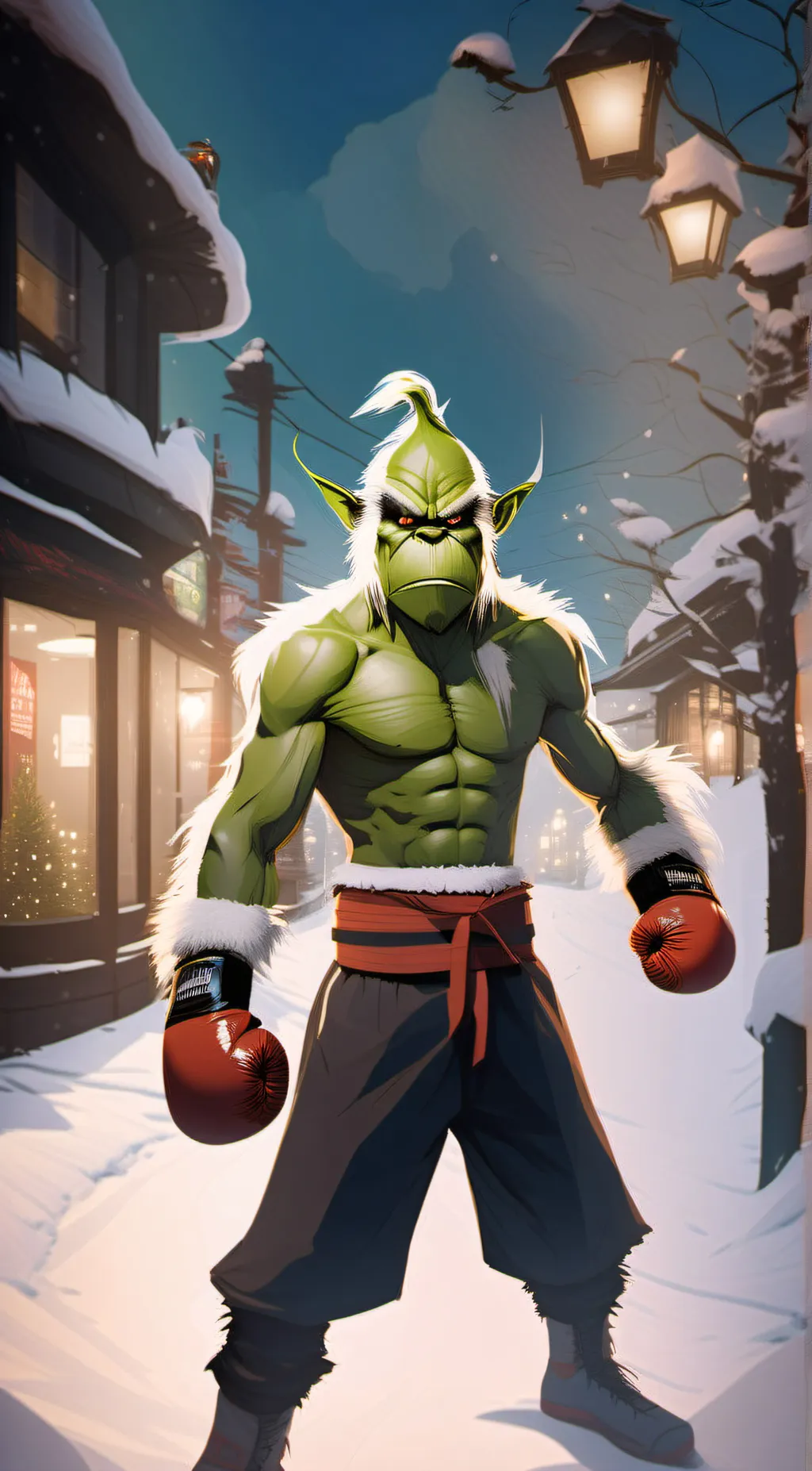 ai character: the grinch background