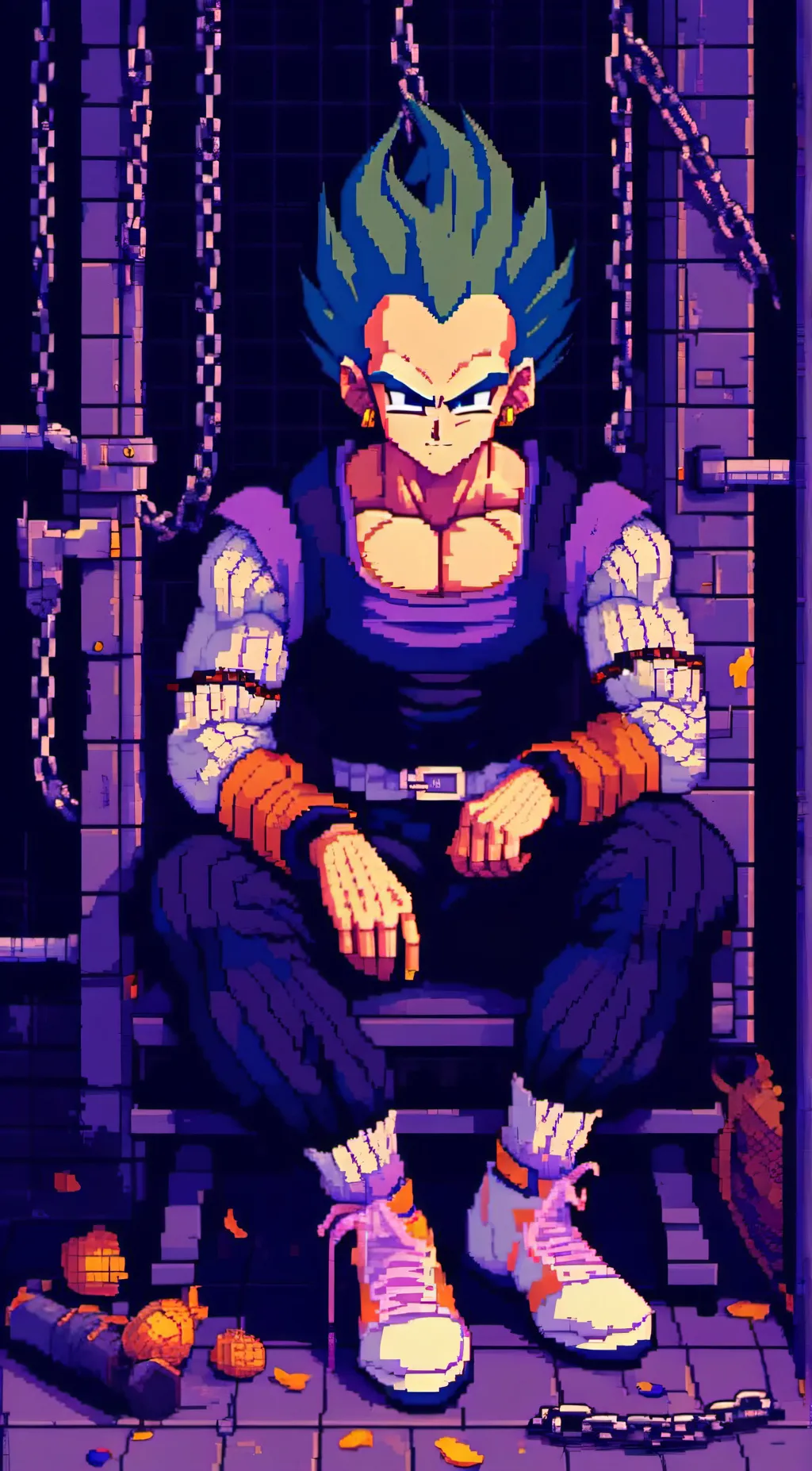 ai character: slave Vegeta background