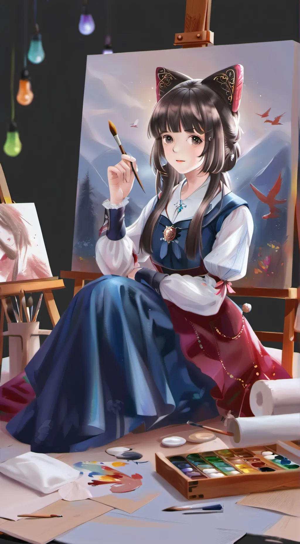 ai character: Rosia Agreste  background