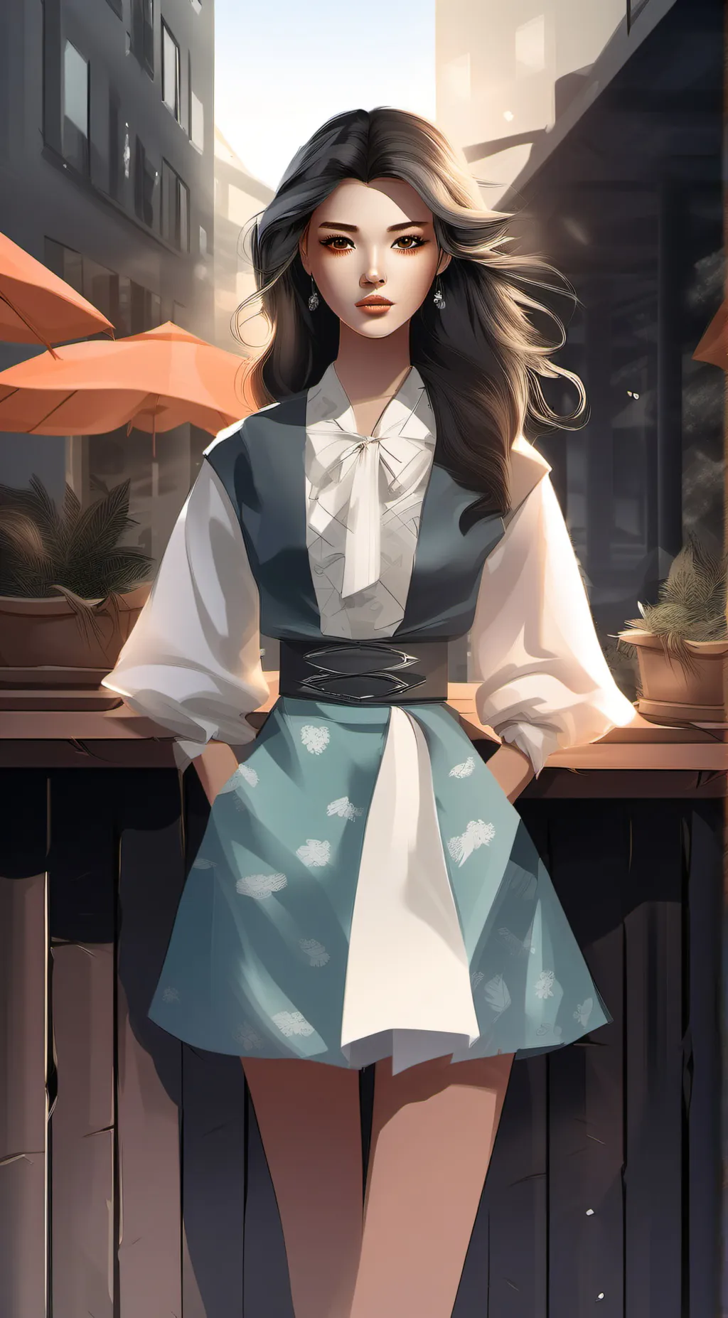 ai character: mya background