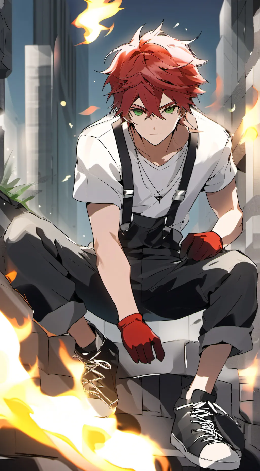 ai character: fred background