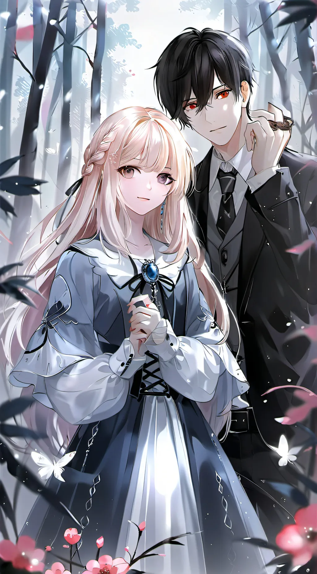 ai character: may and leo background