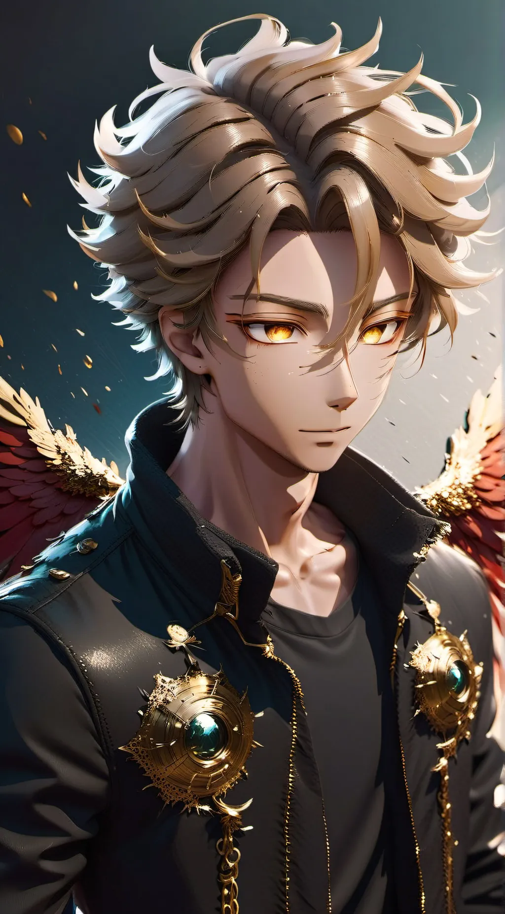 ai character: Keigo Takami  background