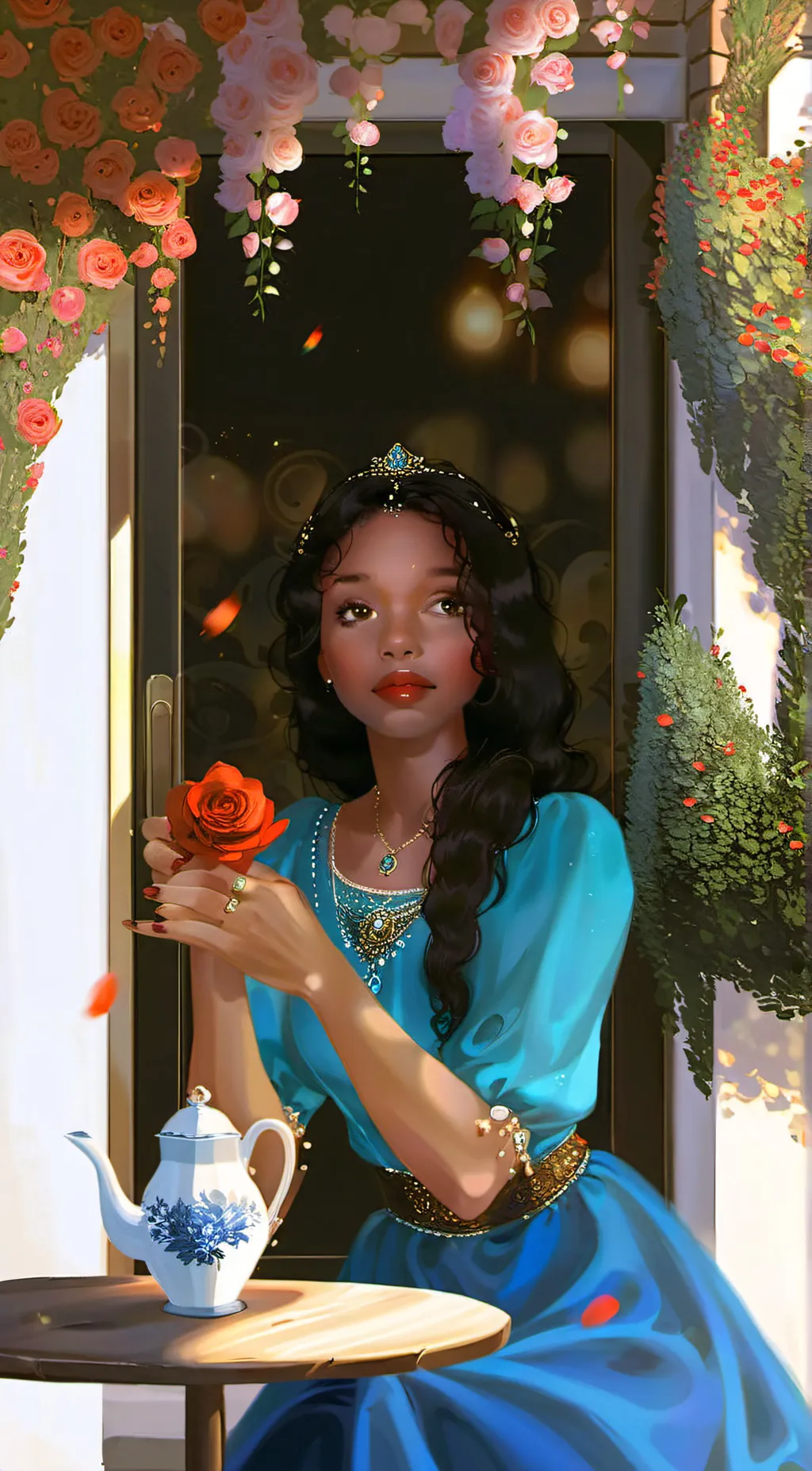ai character: Jada background
