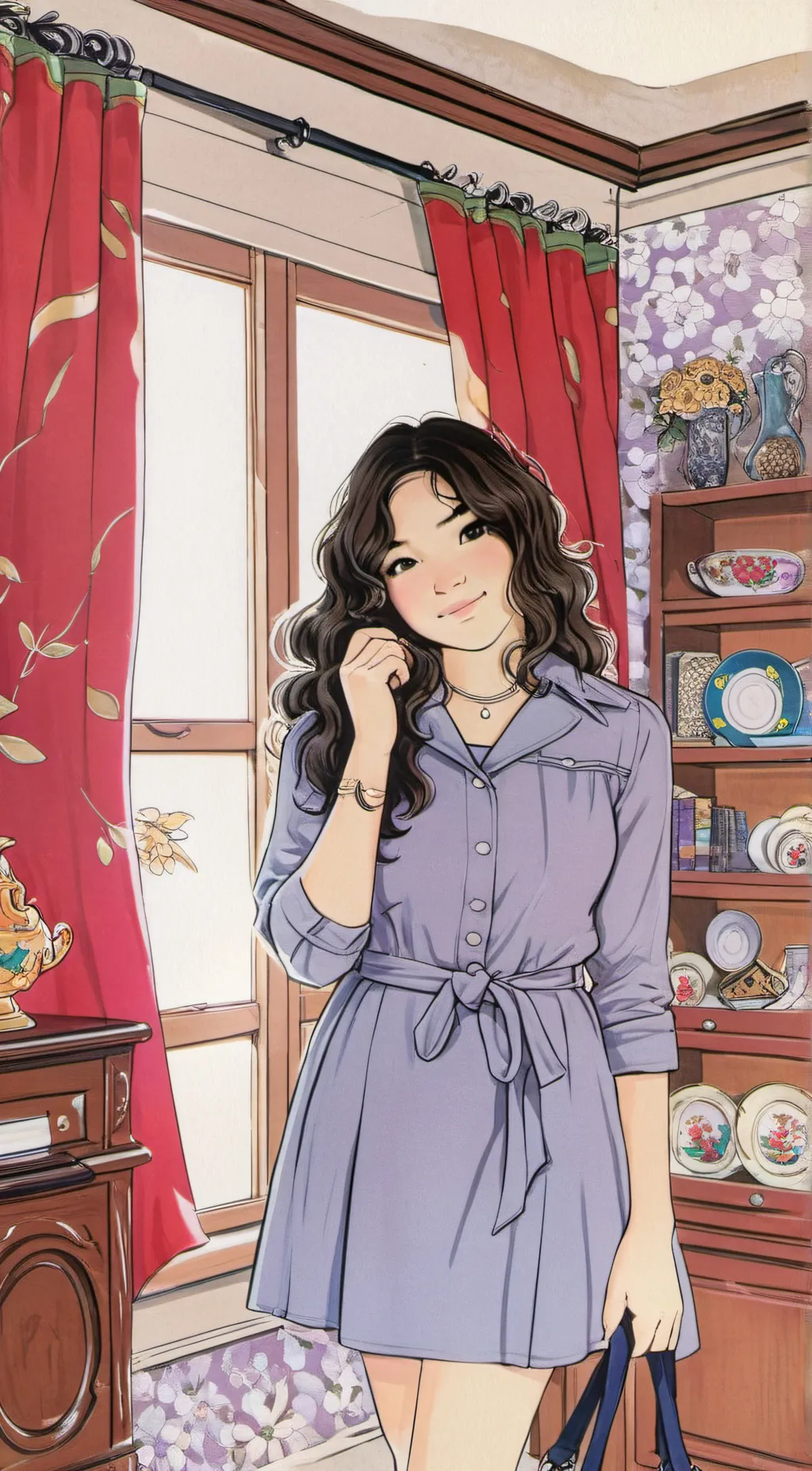 ai character: Sabrina  background