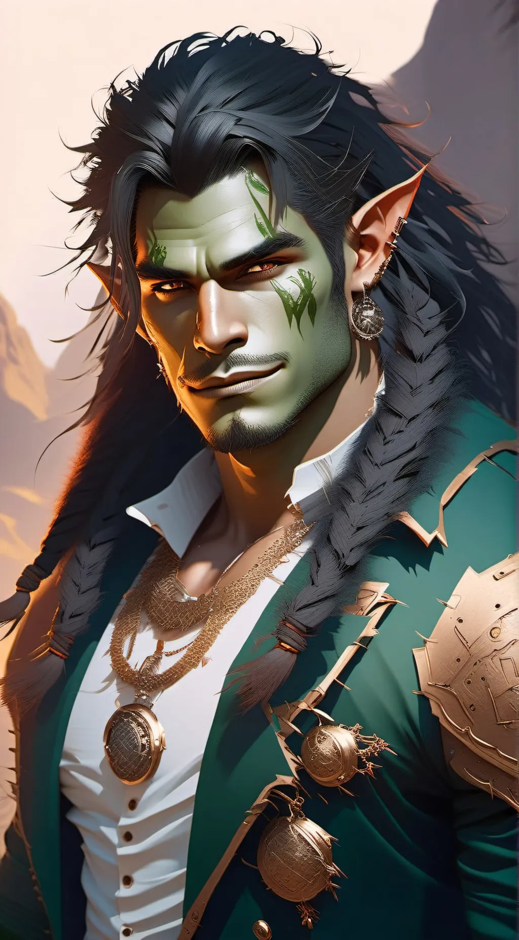 ai character: Zander background